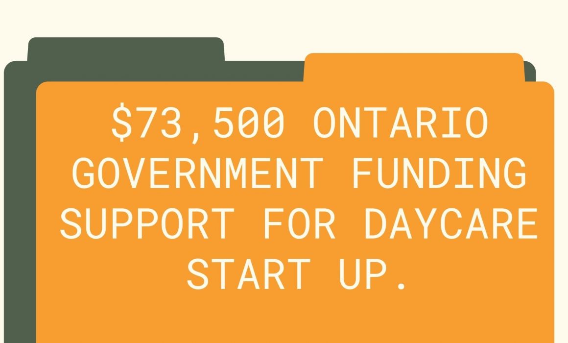 Daycare Startup Funding Ontario